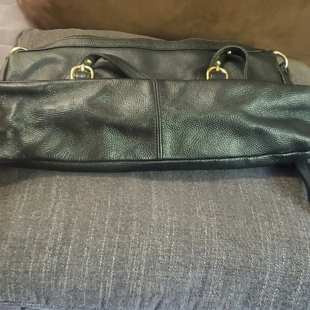 Authentic Black Genuine Leather Onna Ehrlich Bag